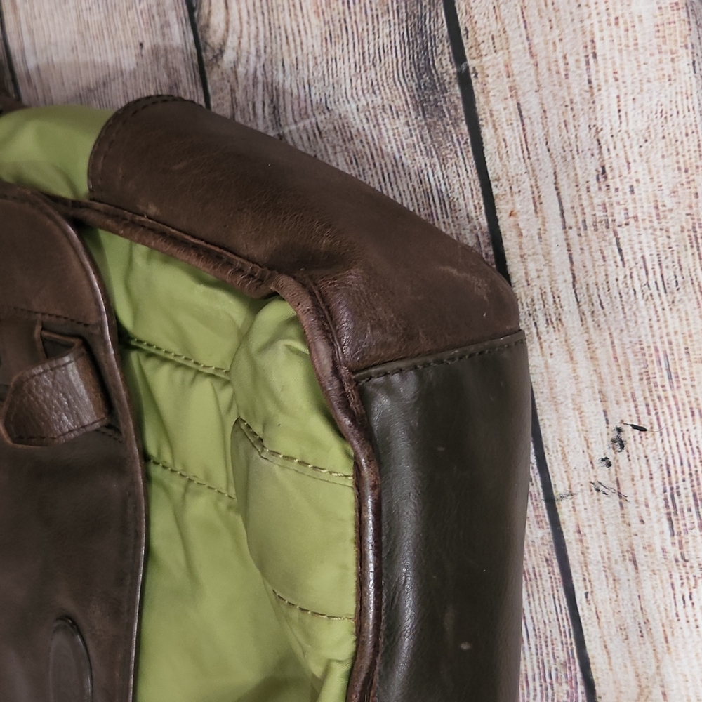Fossil Leather/Nylon Messenger Bag - Picture 16 of 17